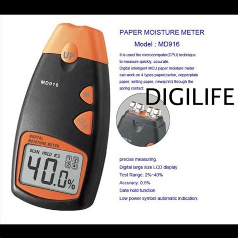 moisture meter for paper rolls|paper moisture meter md916.